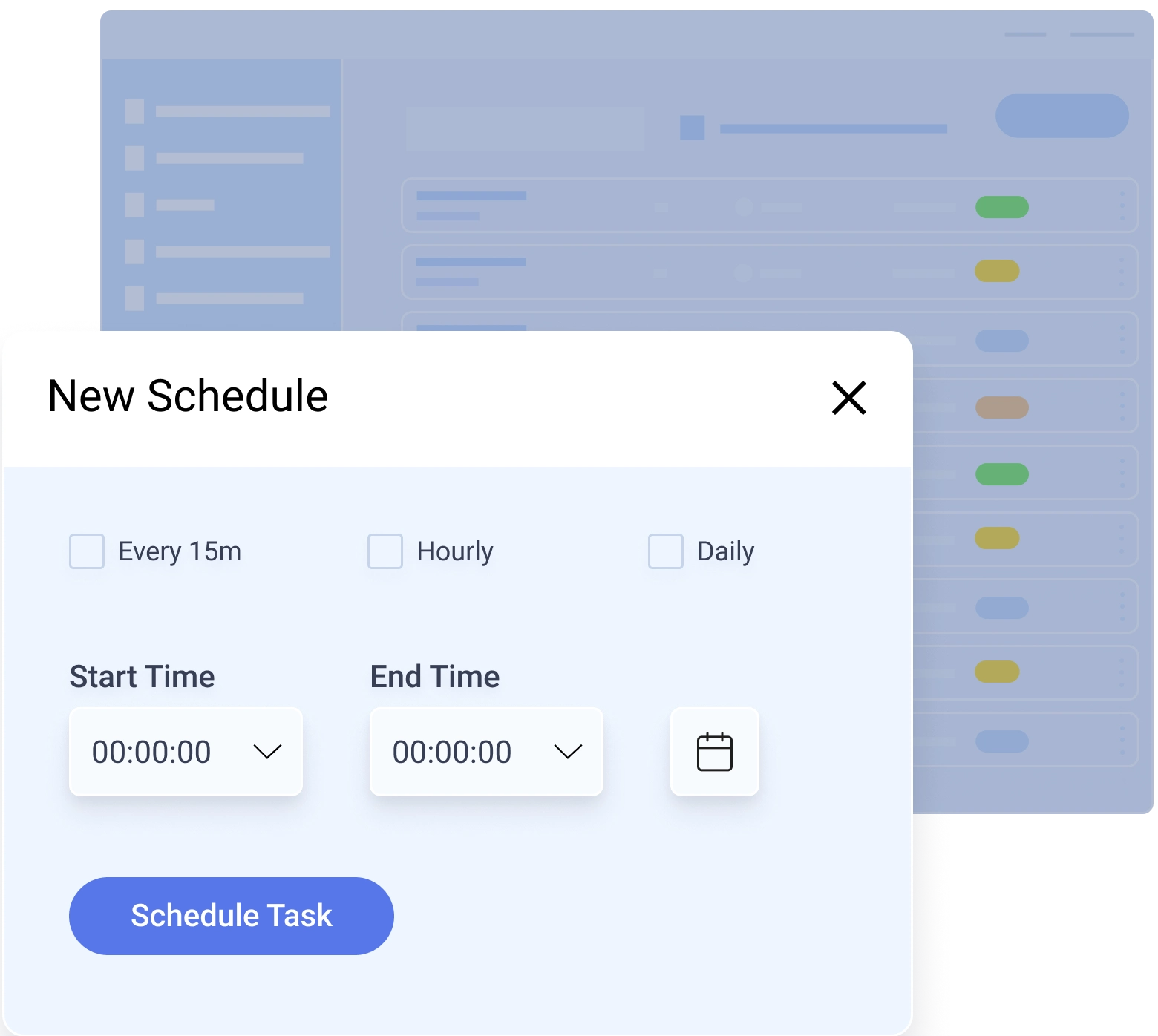 content management mobile illustration